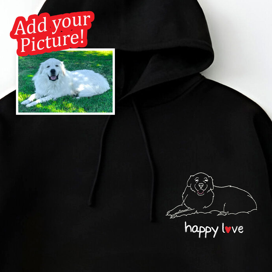 "Pet" Embroidered Hoodie